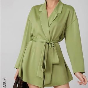 Belted Blazer Dress